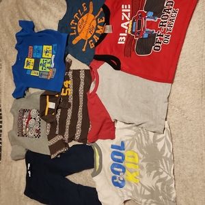 Boys 4t Lot Nickelodeon Garanimals tops shirts and sweatpants EUC